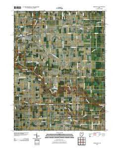 Versailles Ohio Historical topographic map, 1:24000 scale, 7.5 X 7.5 Minute, Year 2010