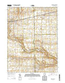 Versailles Ohio Historical topographic map, 1:24000 scale, 7.5 X 7.5 Minute, Year 2013