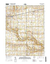 Versailles Ohio Current topographic map, 1:24000 scale, 7.5 X 7.5 Minute, Year 2016