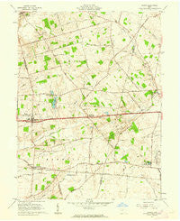 Vienna Ohio Historical topographic map, 1:24000 scale, 7.5 X 7.5 Minute, Year 1961
