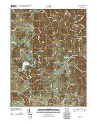 Vinton Ohio Historical topographic map, 1:24000 scale, 7.5 X 7.5 Minute, Year 2010