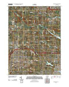 Wadsworth Ohio Historical topographic map, 1:24000 scale, 7.5 X 7.5 Minute, Year 2010