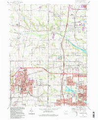 Wadsworth Ohio Historical topographic map, 1:24000 scale, 7.5 X 7.5 Minute, Year 1994