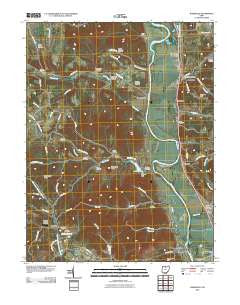 Wakefield Ohio Historical topographic map, 1:24000 scale, 7.5 X 7.5 Minute, Year 2010