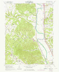 Wakefield Ohio Historical topographic map, 1:24000 scale, 7.5 X 7.5 Minute, Year 1961