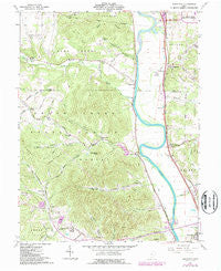 Wakefield Ohio Historical topographic map, 1:24000 scale, 7.5 X 7.5 Minute, Year 1961