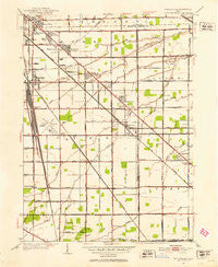 Walbridge Ohio Historical topographic map, 1:24000 scale, 7.5 X 7.5 Minute, Year 1952