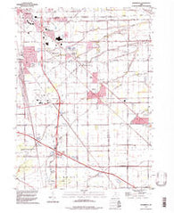 Walbridge Ohio Historical topographic map, 1:24000 scale, 7.5 X 7.5 Minute, Year 1994