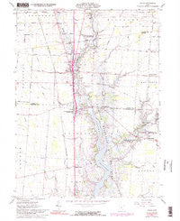 Waldo Ohio Historical topographic map, 1:24000 scale, 7.5 X 7.5 Minute, Year 1961