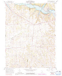 Walhonding Ohio Historical topographic map, 1:24000 scale, 7.5 X 7.5 Minute, Year 1961