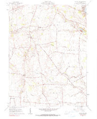 Walnut Run Ohio Historical topographic map, 1:24000 scale, 7.5 X 7.5 Minute, Year 1961