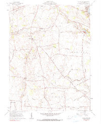 Walnut Run Ohio Historical topographic map, 1:24000 scale, 7.5 X 7.5 Minute, Year 1961