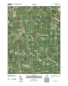 Walnut Run Ohio Historical topographic map, 1:24000 scale, 7.5 X 7.5 Minute, Year 2010