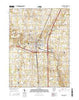 Wapakoneta Ohio Current topographic map, 1:24000 scale, 7.5 X 7.5 Minute, Year 2016