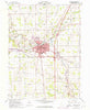 Wapakoneta Ohio Historical topographic map, 1:24000 scale, 7.5 X 7.5 Minute, Year 1961