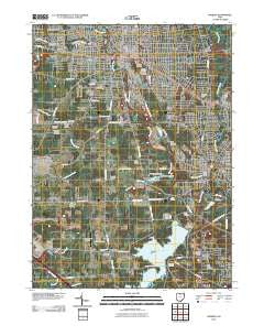 Warren Ohio Historical topographic map, 1:24000 scale, 7.5 X 7.5 Minute, Year 2010