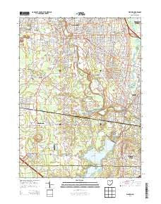 Warren Ohio Historical topographic map, 1:24000 scale, 7.5 X 7.5 Minute, Year 2013