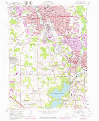 Warren Ohio Historical topographic map, 1:24000 scale, 7.5 X 7.5 Minute, Year 1959