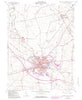 Washington Court House Ohio Historical topographic map, 1:24000 scale, 7.5 X 7.5 Minute, Year 1961