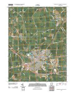Washington Court House Ohio Historical topographic map, 1:24000 scale, 7.5 X 7.5 Minute, Year 2010