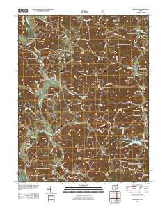 Waterloo Ohio Historical topographic map, 1:24000 scale, 7.5 X 7.5 Minute, Year 2011