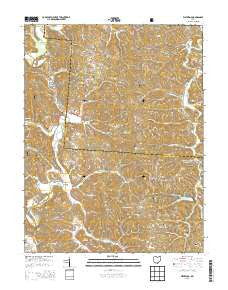 Waterloo Ohio Historical topographic map, 1:24000 scale, 7.5 X 7.5 Minute, Year 2013