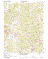 Waterloo Ohio Historical topographic map, 1:24000 scale, 7.5 X 7.5 Minute, Year 1961