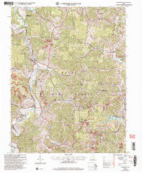Waterloo Ohio Historical topographic map, 1:24000 scale, 7.5 X 7.5 Minute, Year 2002