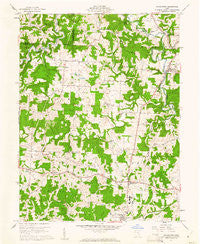 Watertown Ohio Historical topographic map, 1:24000 scale, 7.5 X 7.5 Minute, Year 1960