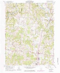 Watertown Ohio Historical topographic map, 1:24000 scale, 7.5 X 7.5 Minute, Year 1960