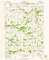 Watson Ohio Historical topographic map, 1:24000 scale, 7.5 X 7.5 Minute, Year 1960
