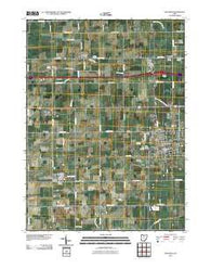 Wauseon Ohio Historical topographic map, 1:24000 scale, 7.5 X 7.5 Minute, Year 2010