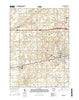 Wauseon Ohio Current topographic map, 1:24000 scale, 7.5 X 7.5 Minute, Year 2016
