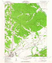 Waverly North Ohio Historical topographic map, 1:24000 scale, 7.5 X 7.5 Minute, Year 1961
