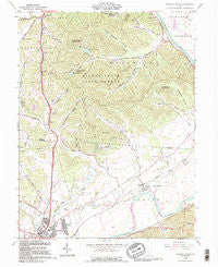 Waverly North Ohio Historical topographic map, 1:24000 scale, 7.5 X 7.5 Minute, Year 1992