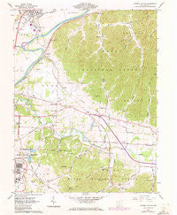 Waverly South Ohio Historical topographic map, 1:24000 scale, 7.5 X 7.5 Minute, Year 1961