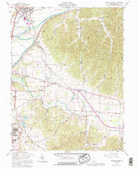 Waverly South Ohio Historical topographic map, 1:24000 scale, 7.5 X 7.5 Minute, Year 1992