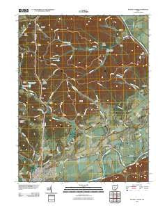 Waverly North Ohio Historical topographic map, 1:24000 scale, 7.5 X 7.5 Minute, Year 2010