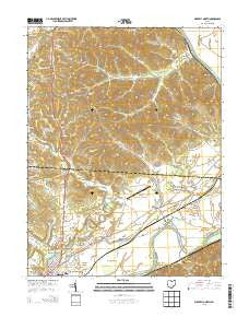 Waverly North Ohio Historical topographic map, 1:24000 scale, 7.5 X 7.5 Minute, Year 2013