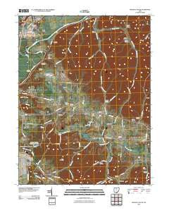 Waverly South Ohio Historical topographic map, 1:24000 scale, 7.5 X 7.5 Minute, Year 2010