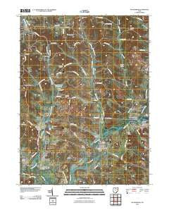 Waynesburg Ohio Historical topographic map, 1:24000 scale, 7.5 X 7.5 Minute, Year 2010