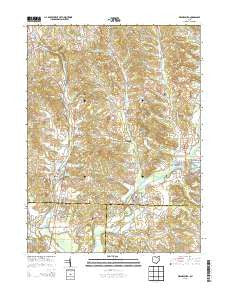 Waynesburg Ohio Historical topographic map, 1:24000 scale, 7.5 X 7.5 Minute, Year 2013