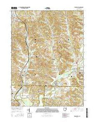 Waynesburg Ohio Current topographic map, 1:24000 scale, 7.5 X 7.5 Minute, Year 2016