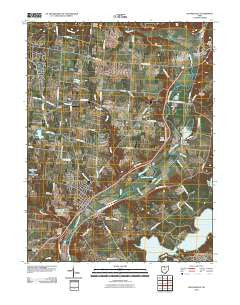 Waynesville Ohio Historical topographic map, 1:24000 scale, 7.5 X 7.5 Minute, Year 2010