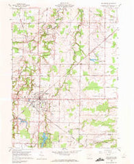 Wellington Ohio Historical topographic map, 1:24000 scale, 7.5 X 7.5 Minute, Year 1960