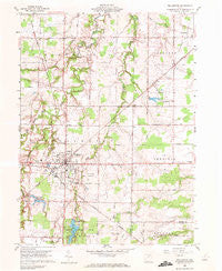 Wellington Ohio Historical topographic map, 1:24000 scale, 7.5 X 7.5 Minute, Year 1960