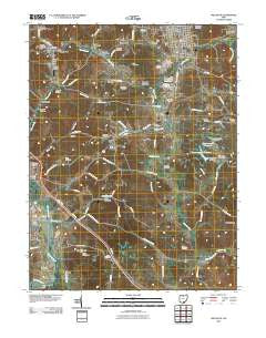 Wellston Ohio Historical topographic map, 1:24000 scale, 7.5 X 7.5 Minute, Year 2010