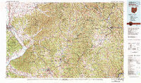 Wellston Ohio Historical topographic map, 1:100000 scale, 30 X 60 Minute, Year 1980