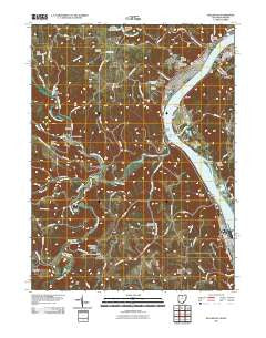 Wellsville Ohio Historical topographic map, 1:24000 scale, 7.5 X 7.5 Minute, Year 2011