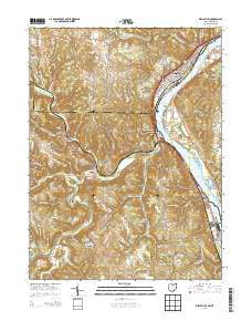 Wellsville Ohio Historical topographic map, 1:24000 scale, 7.5 X 7.5 Minute, Year 2013